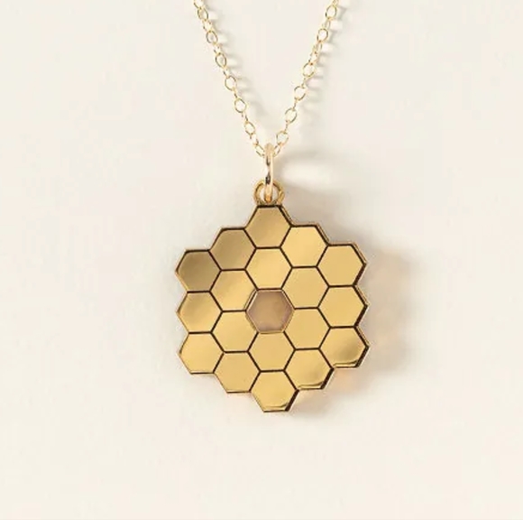 James Webb Space Telescope Mirror Pendant - Picture 3 of 8